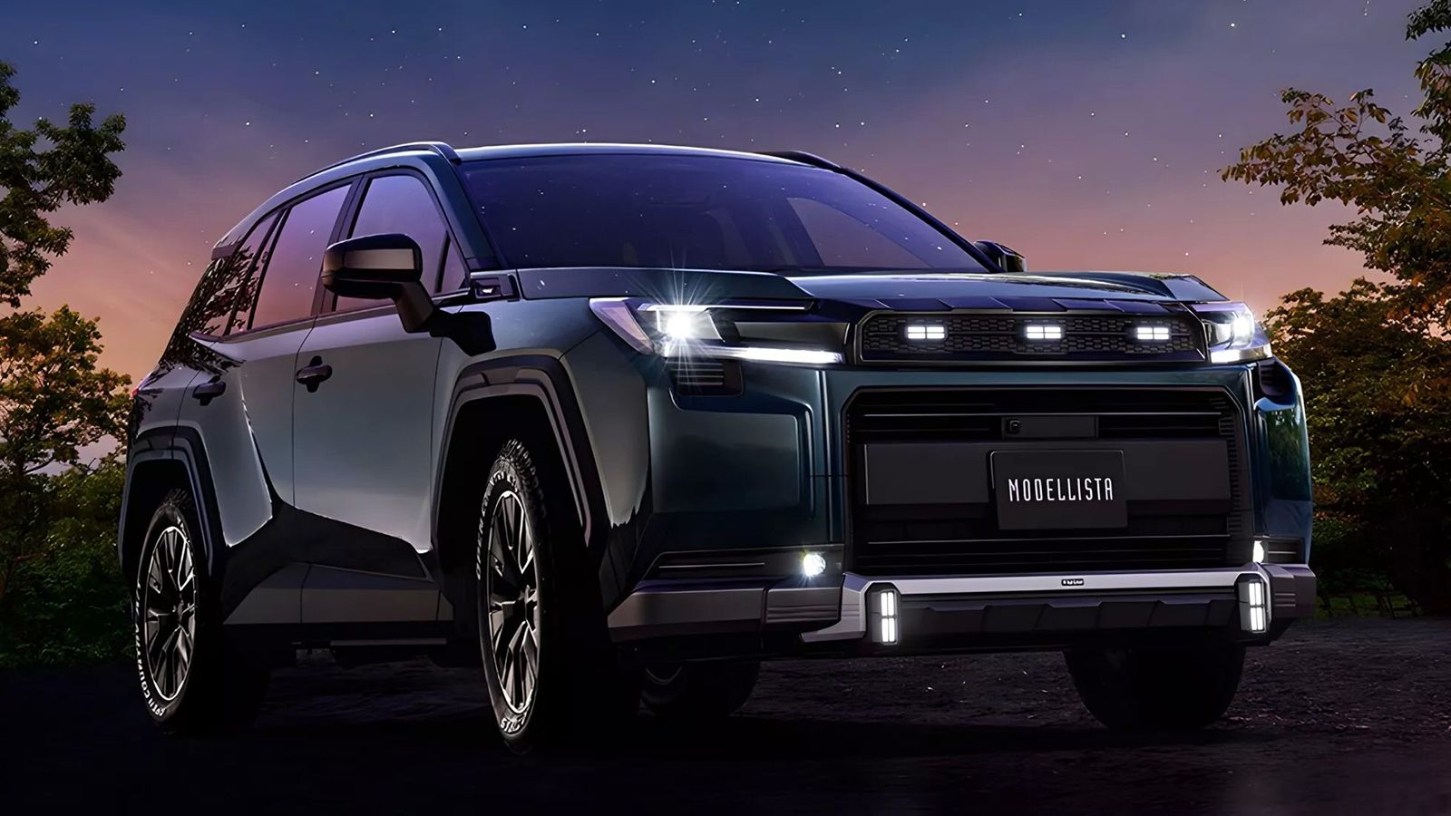 To RAV4 εξοπλισμένο με το πακέτο Adventure.

